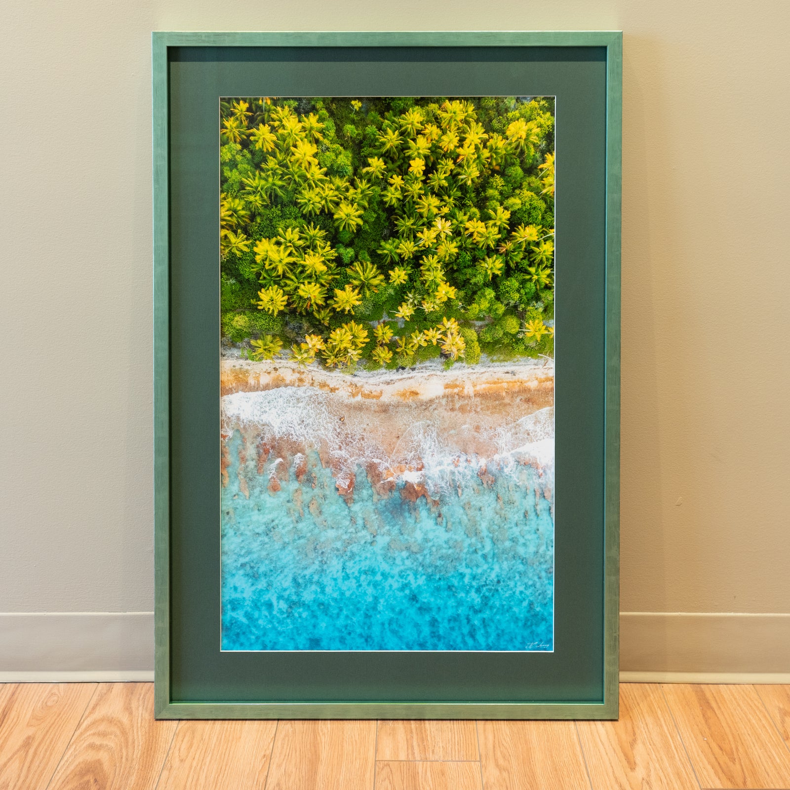Between sea and palm trees – Gallery Frame (24x36 inches)