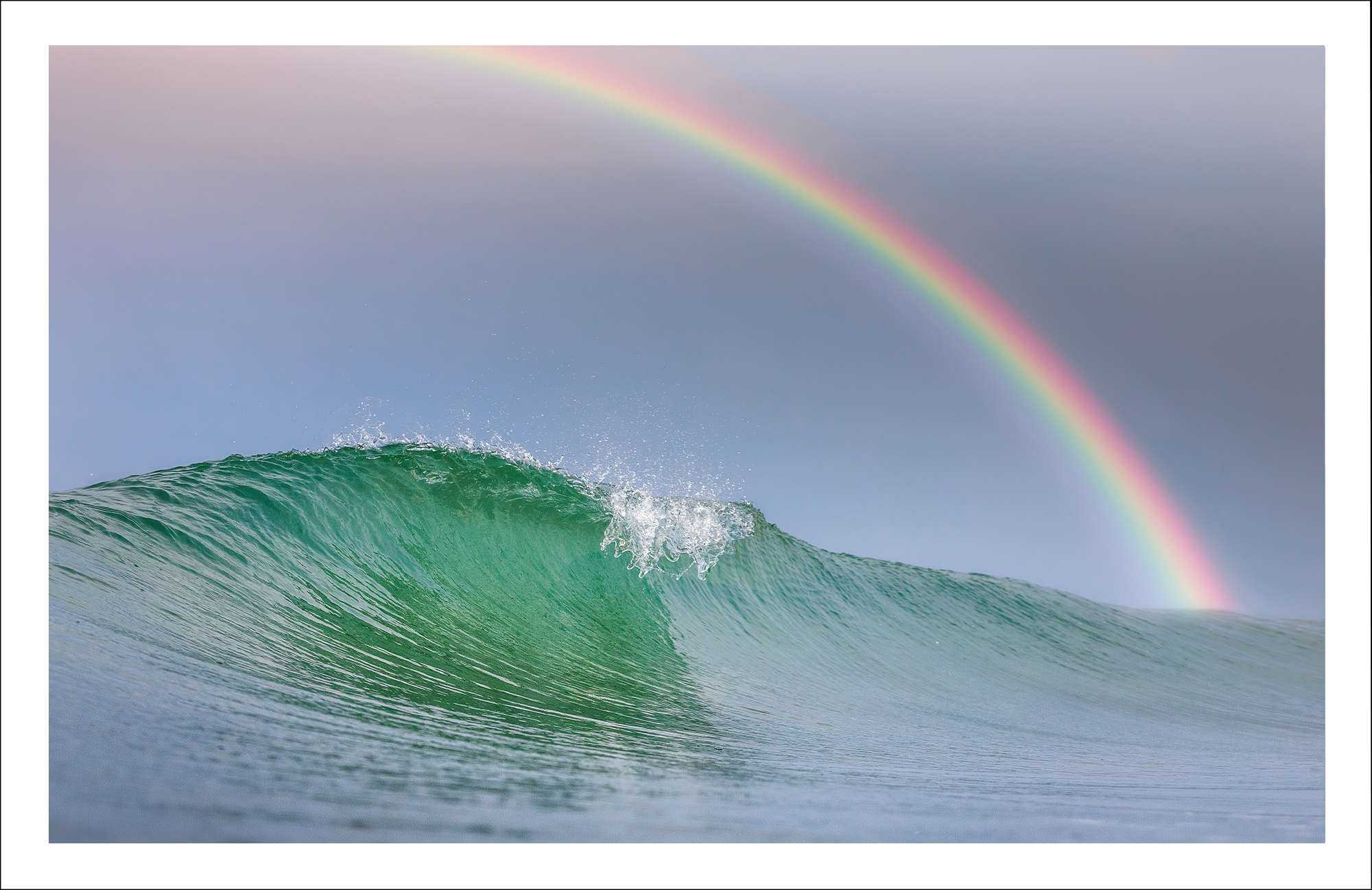 Rainbow wave - Greeting Card