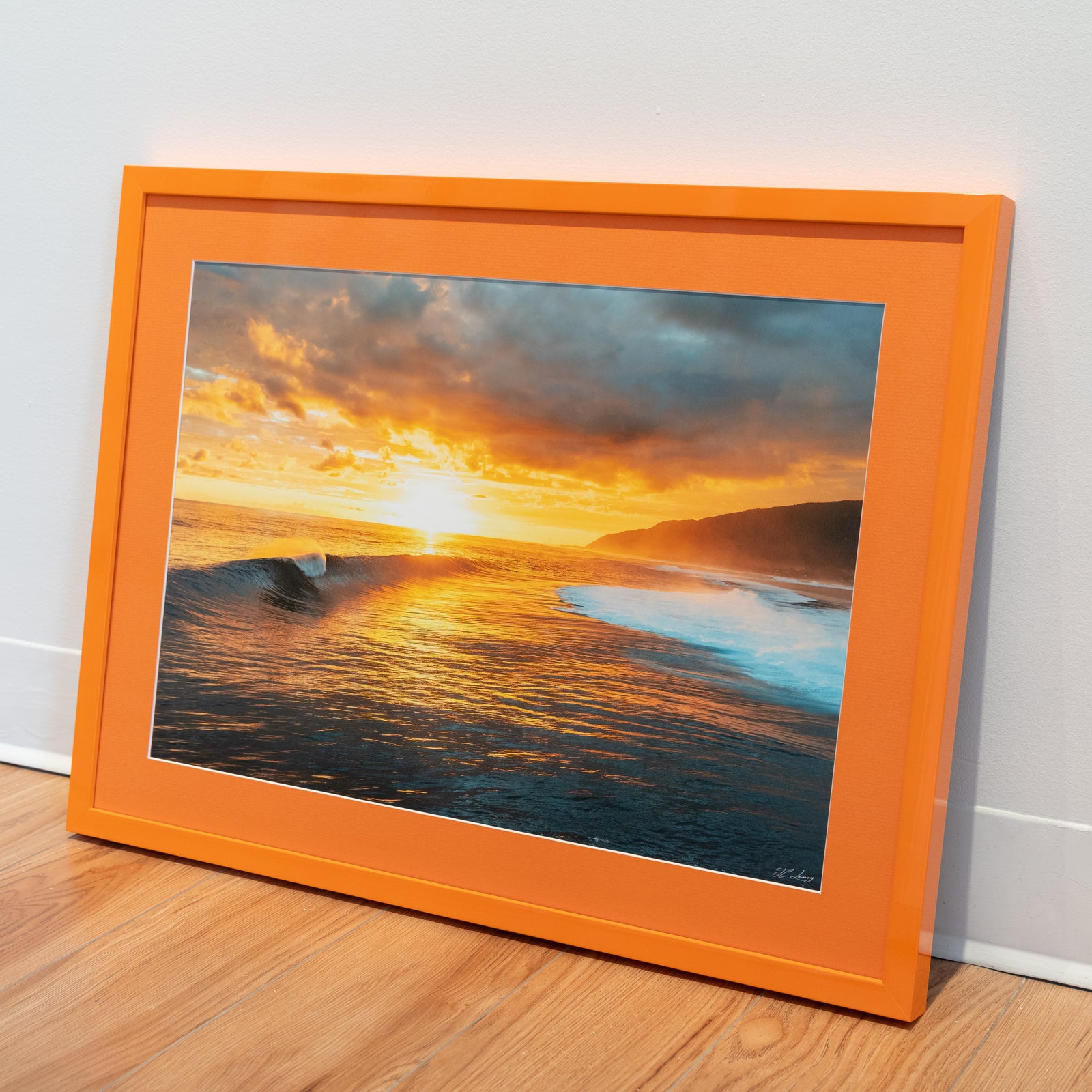 Tahiti at Sunset – Gallery Frame (18x24 inches)