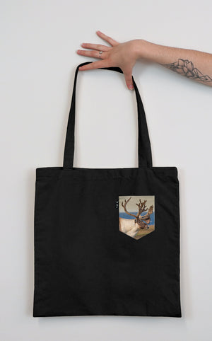 Sac réutilisable (Tote bag) - Noir