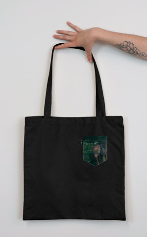 Sac réutilisable (Tote bag) - Noir