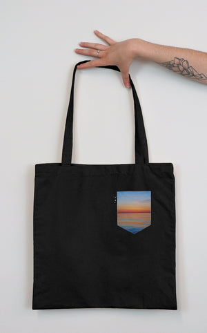 Sac réutilisable (Tote bag) - Noir
