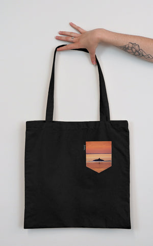 Sac réutilisable (Tote bag) - Noir