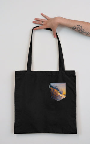Sac réutilisable (Tote bag) - Noir