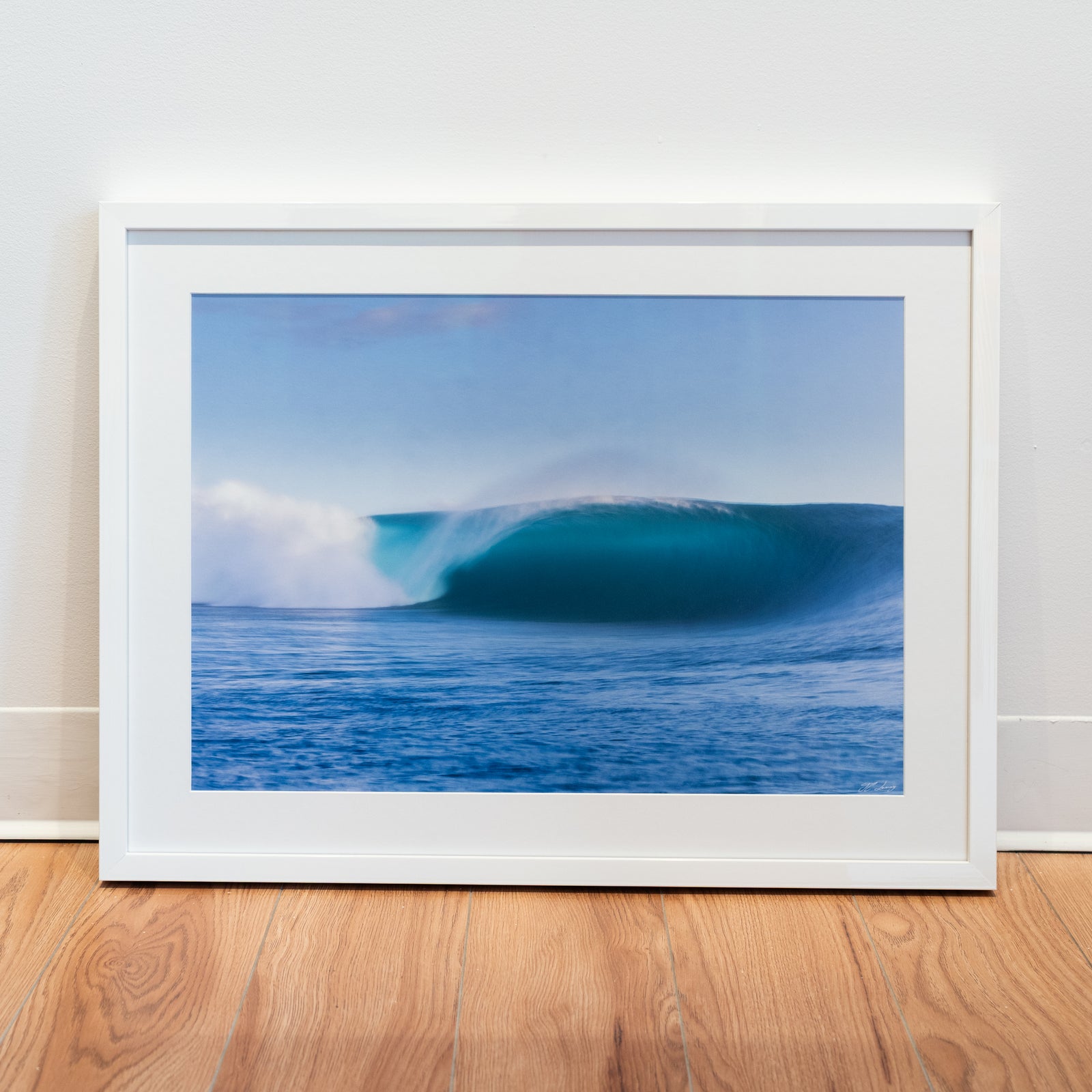 Teahupo'o slowly – Gallery Frame (18x24 inches) 