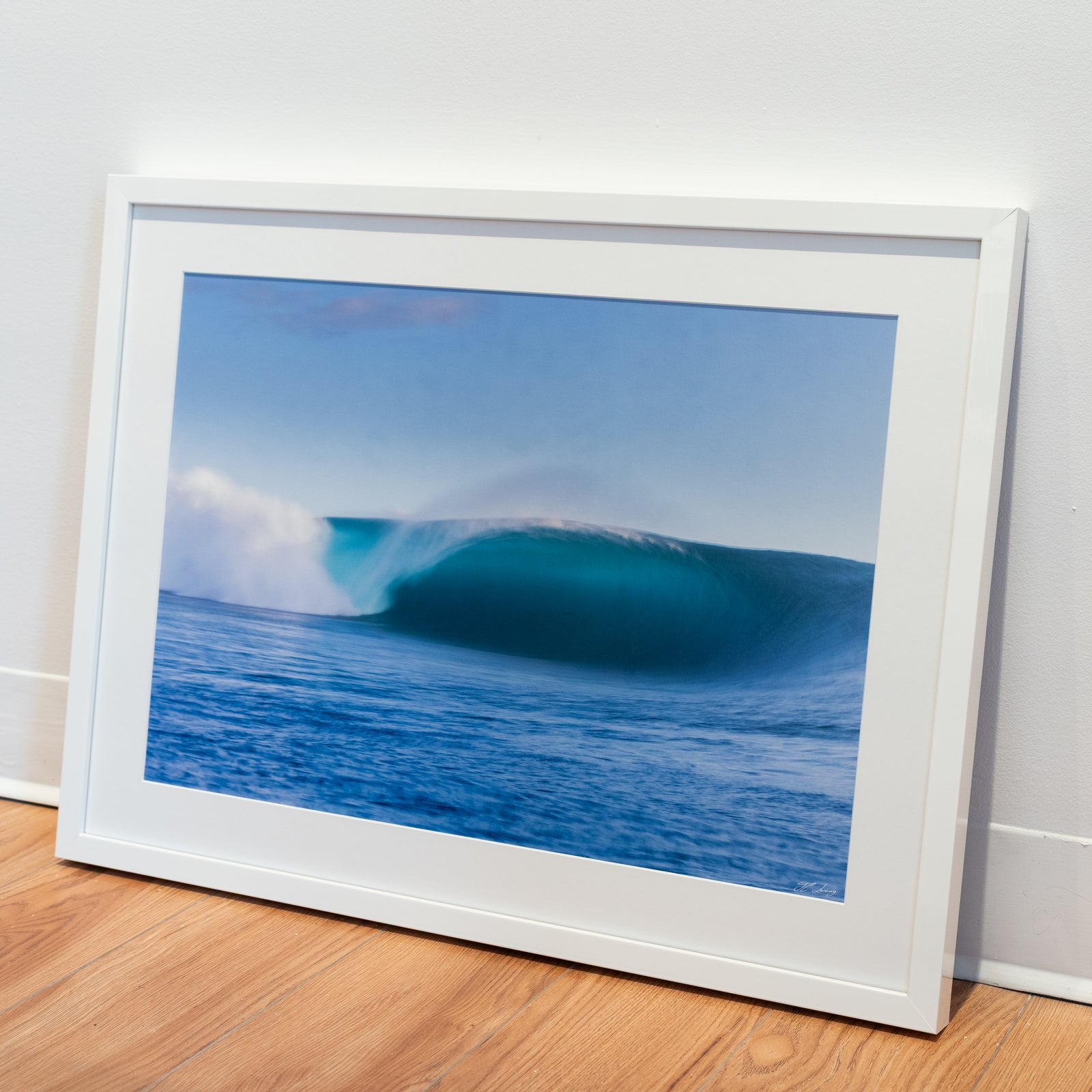 Teahupo'o slowly – Gallery Frame (18x24 inches) 