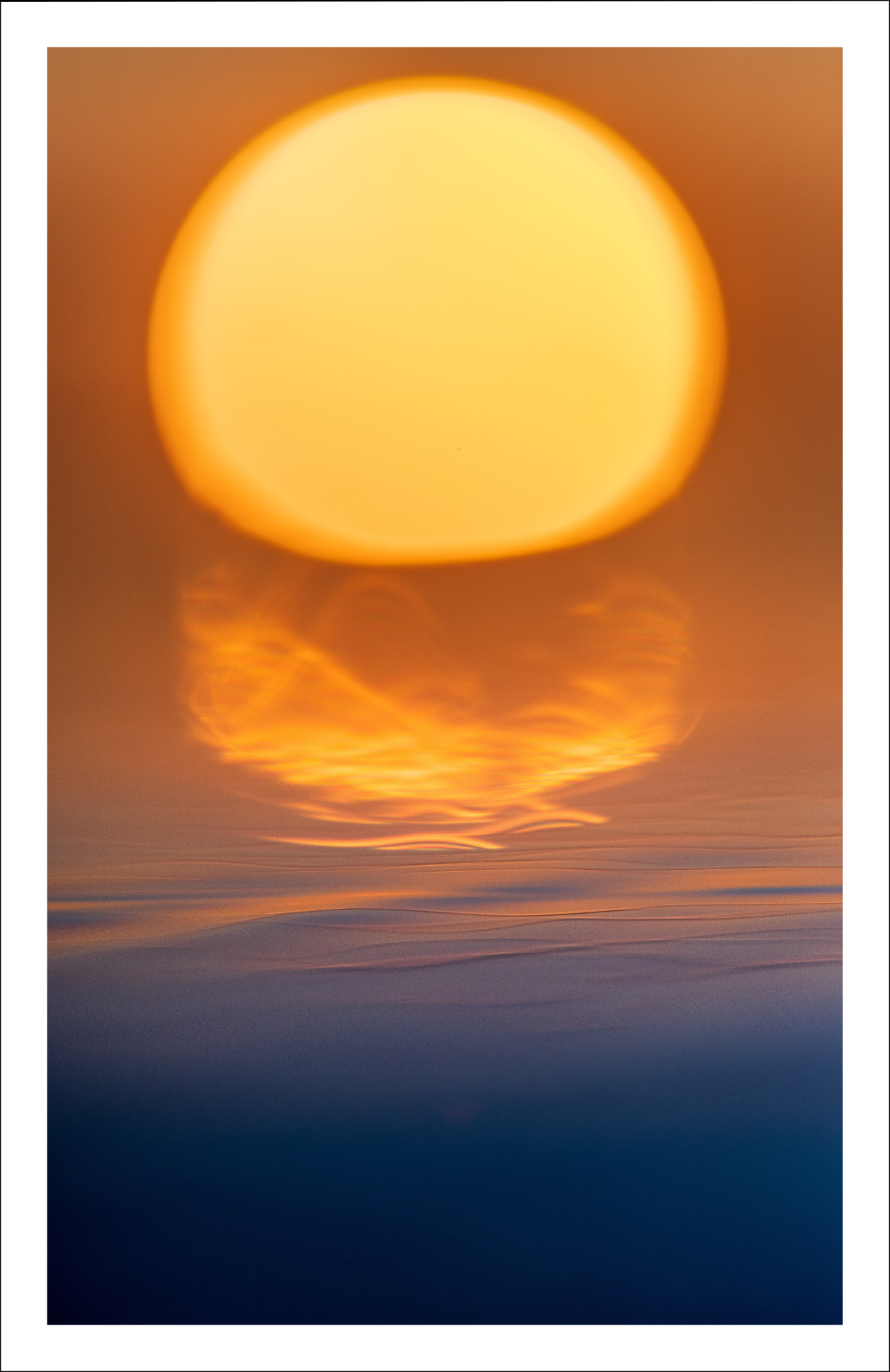 Melting sun - Greeting Card