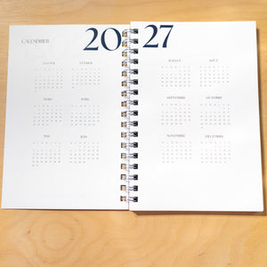 Agenda 2027 - Reliure spirale - PRÉCOMMANDE