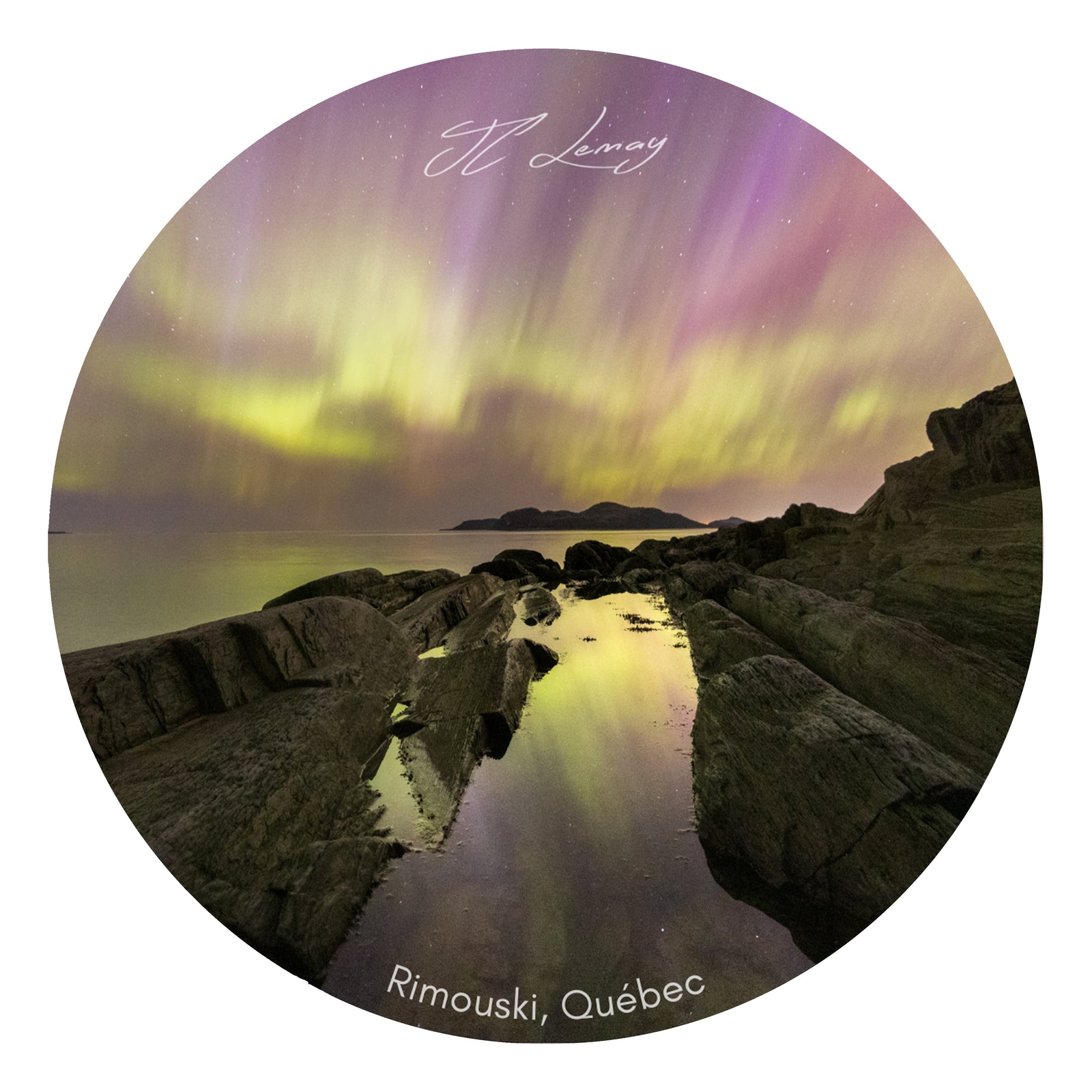 Sticker - Northern Lights in Le Bic