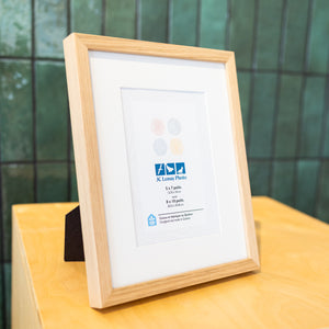 Wood frame with glass - 8x10 inches (20x25cm)