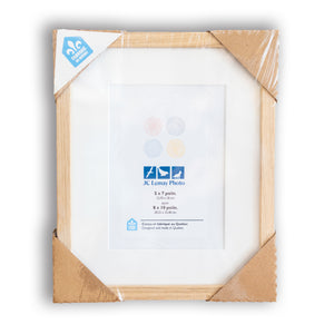 Wood frame with glass - 8x10 inches (20x25cm)