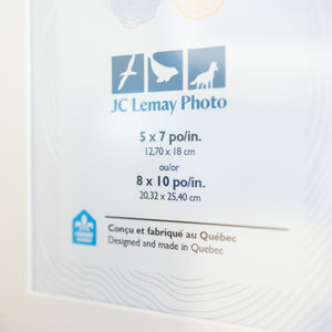 Wood frame with glass - 8x10 inches (20x25cm)