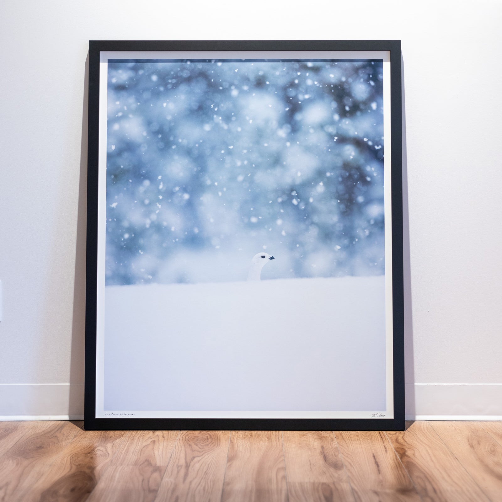 The Silence of the Snow - Limited Gallery Frame (34x42 inches)