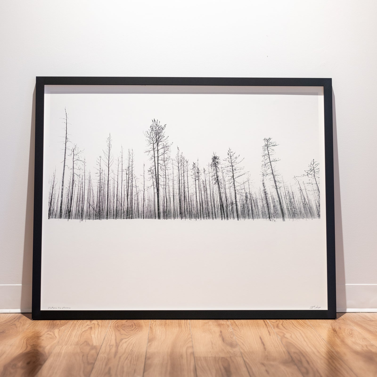 Remnant of the flames - Limited gallery frame (34x42 inches)