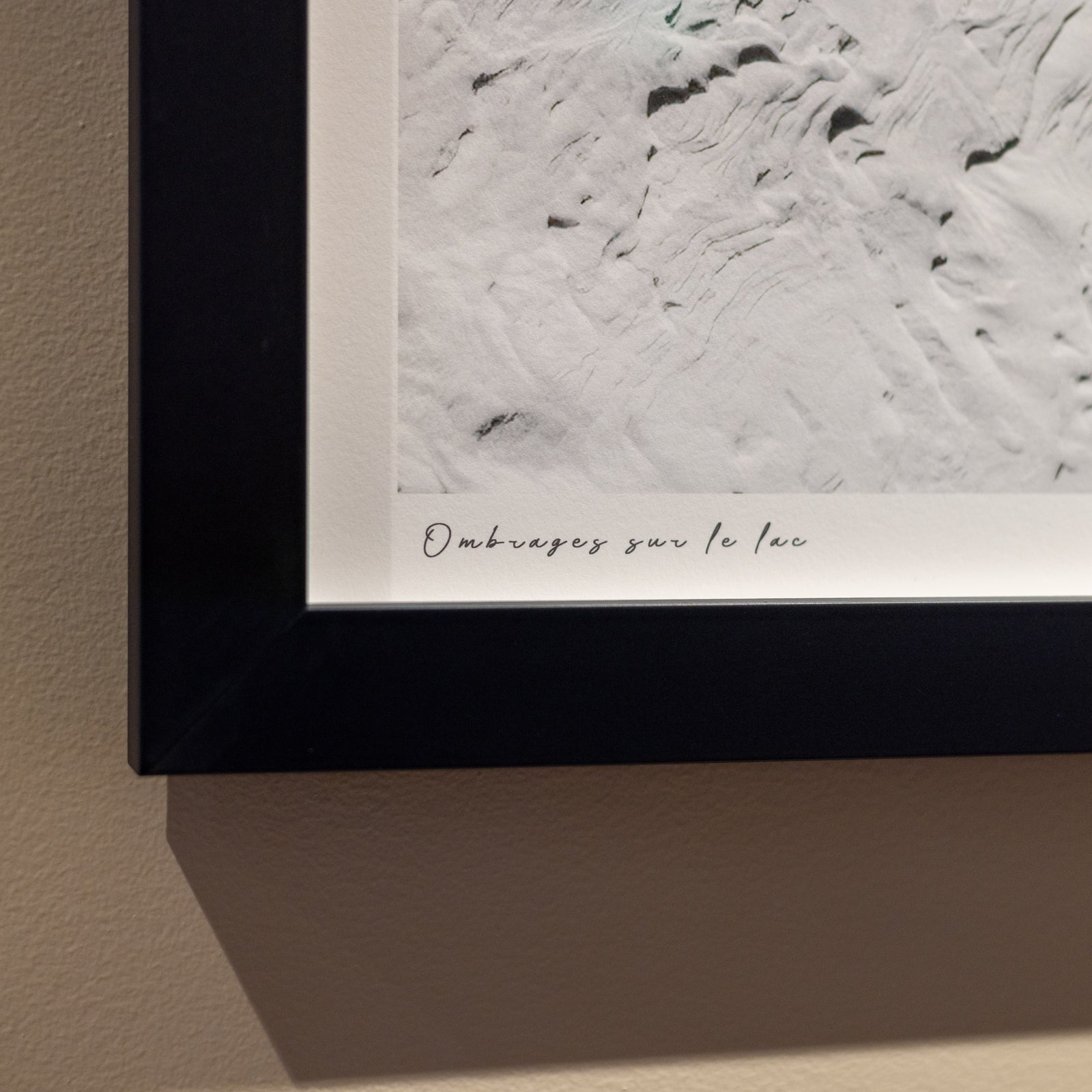 Shadows on the lake - Limited gallery frame (34x42 inches)