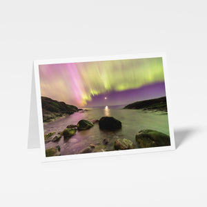 Aurora in Le Bic - Greeting card