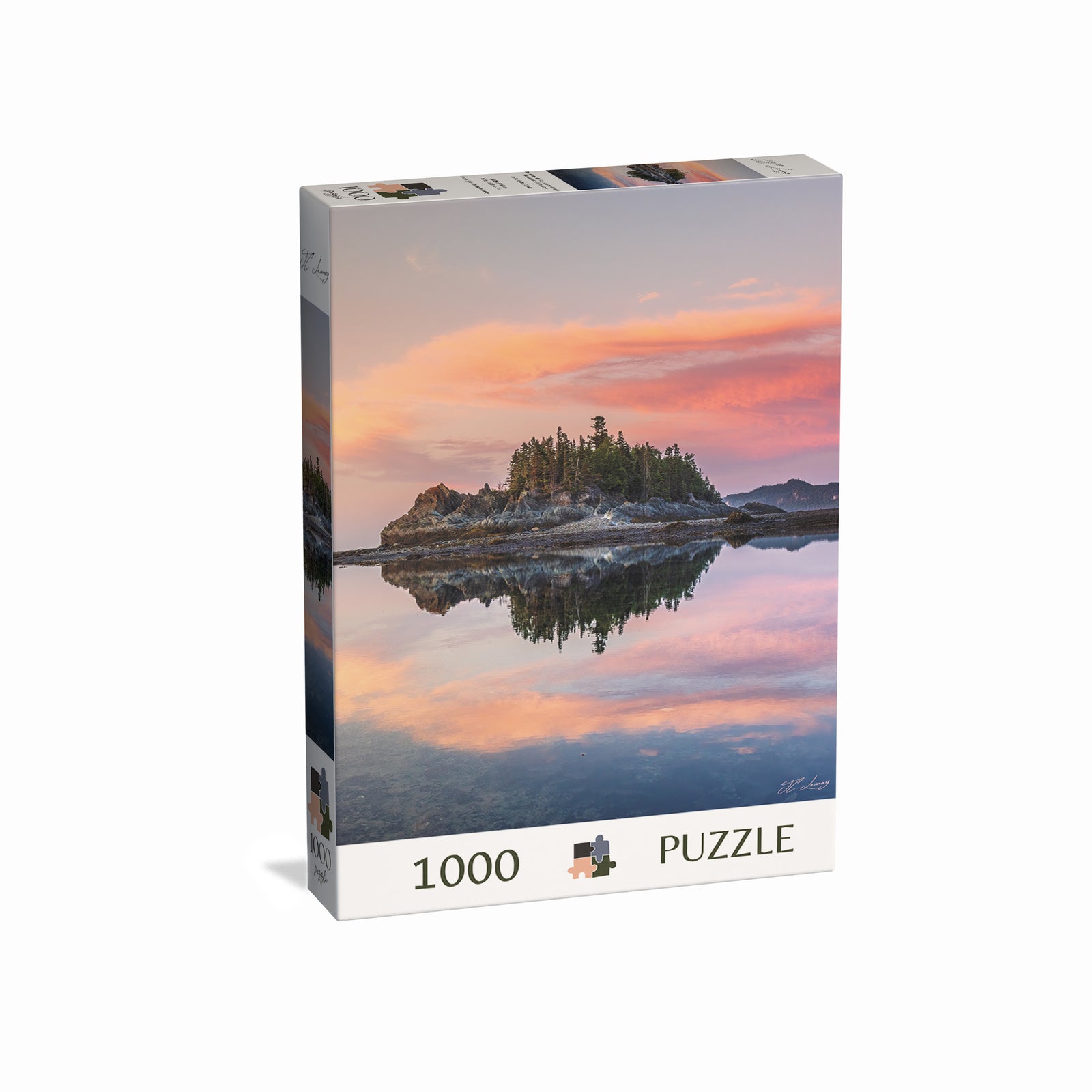 Puzzle - Island reflection