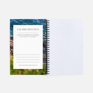 Cahier de notes - Falaise des Fous