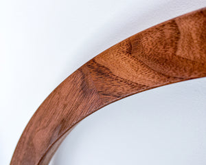 Tortue verte - cadre rond en bois massif (24 pouces)