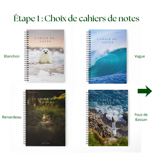 Customizable gift set - Office (notebook + calendar + card)