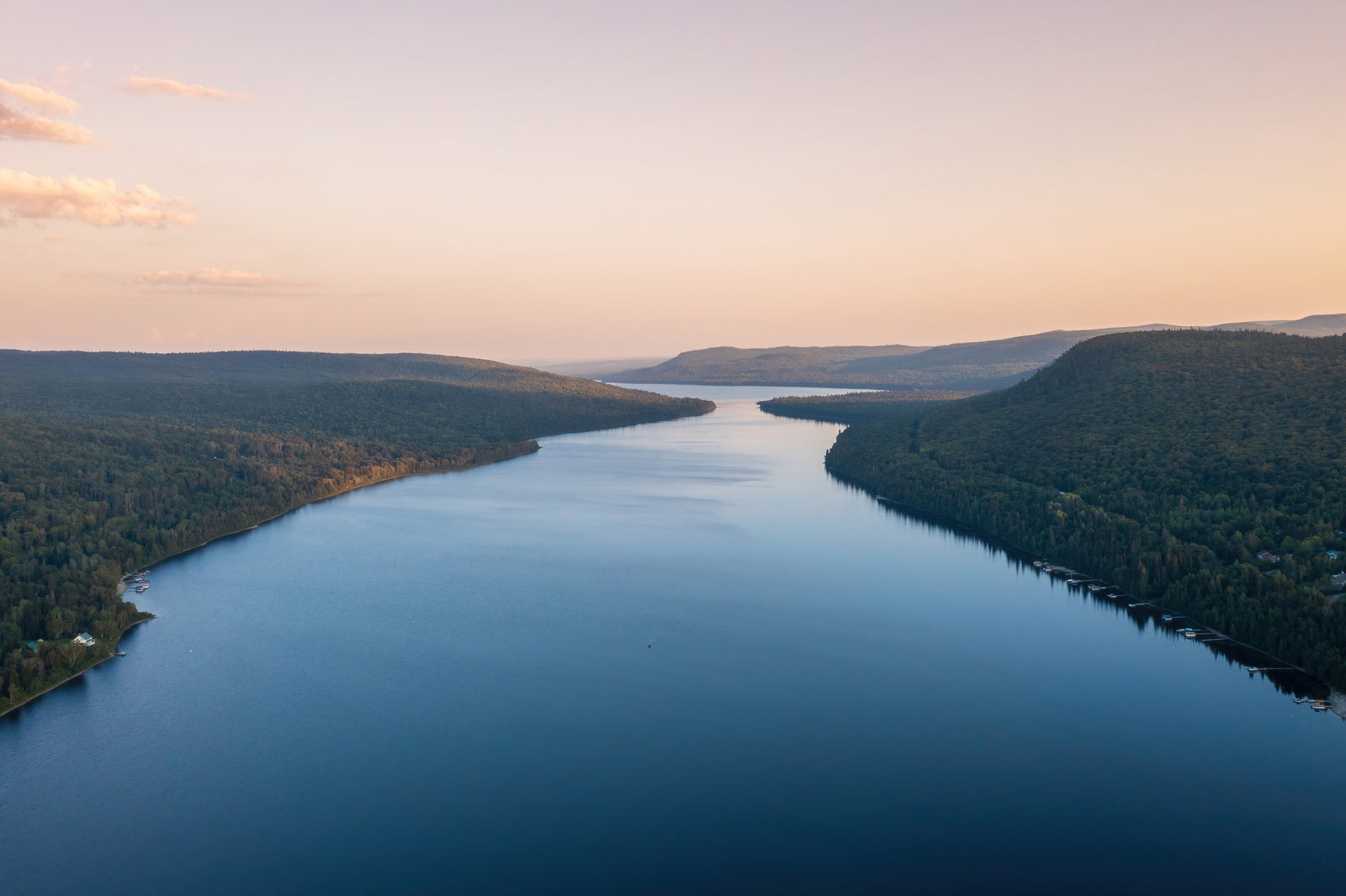 View of the lake