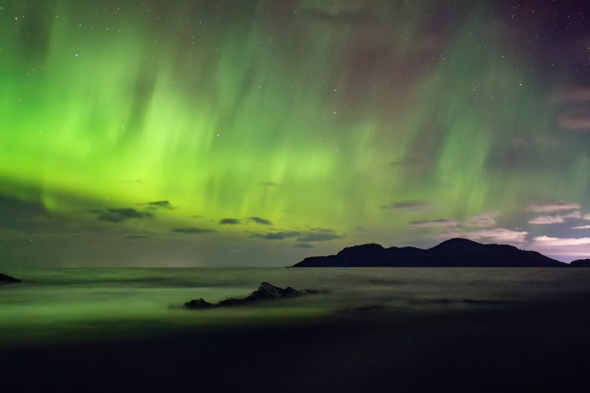 Northern Lights on Le Bic