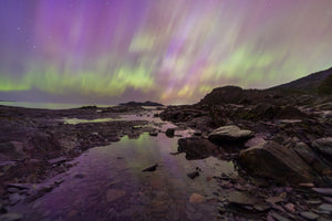 Northern lights on Le Bic 3