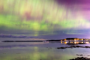 Northern lights in Rocher-Blanc