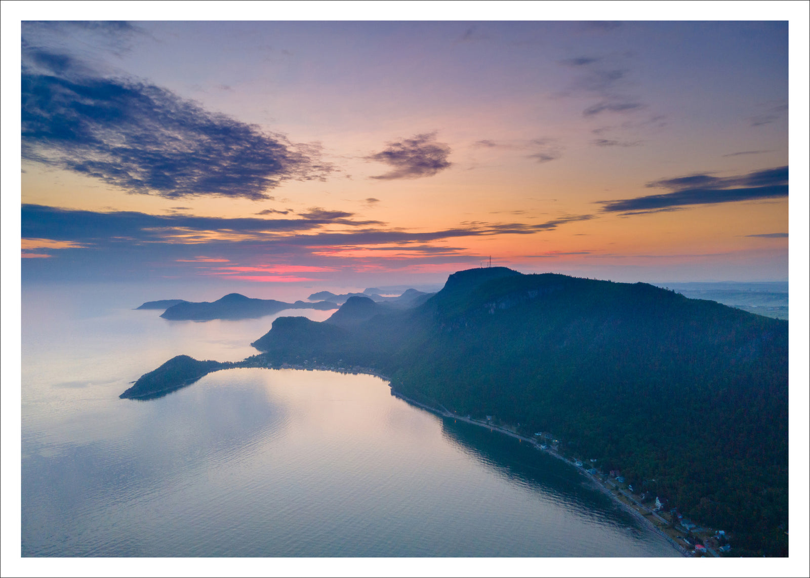 Le Bic from the sky -  Postcard