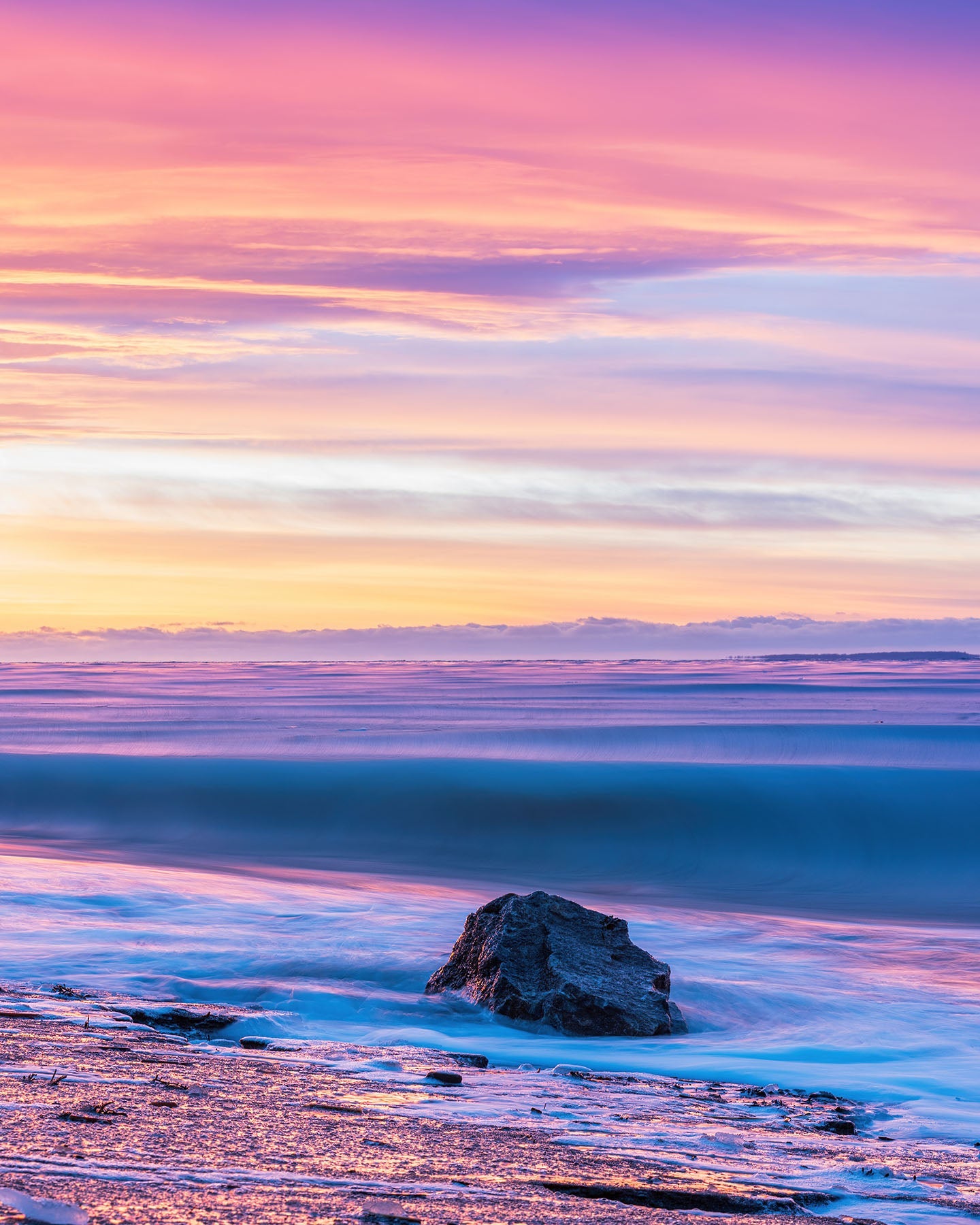 Le calme des vagues