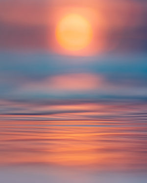 Abstract sunset