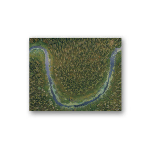 S-shaped river