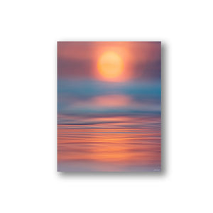 Abstract sunset