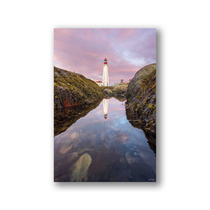 Reflection of the lighthouse