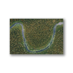 S-shaped river