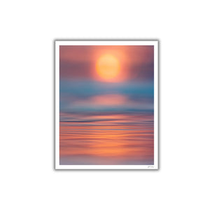 Abstract sunset