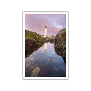 Reflection of the lighthouse