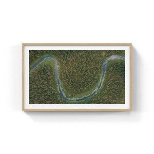 S-shaped river