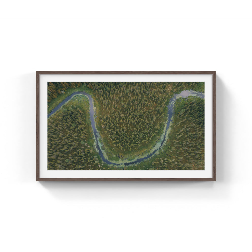 S-shaped river