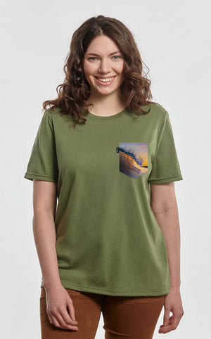 T-Shirt coupe boyfriend - Marée paiement